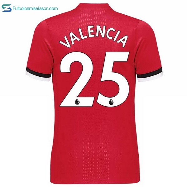 Camiseta Manchester United 1ª Valencia 2017/18